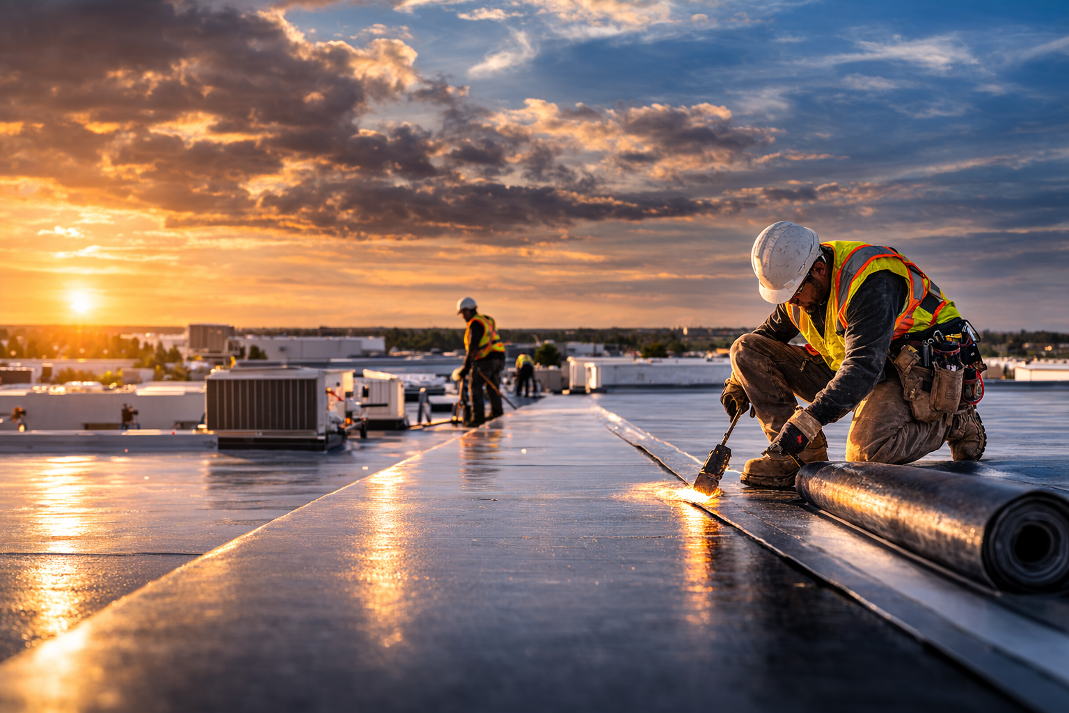 Commercial roof replacement planning